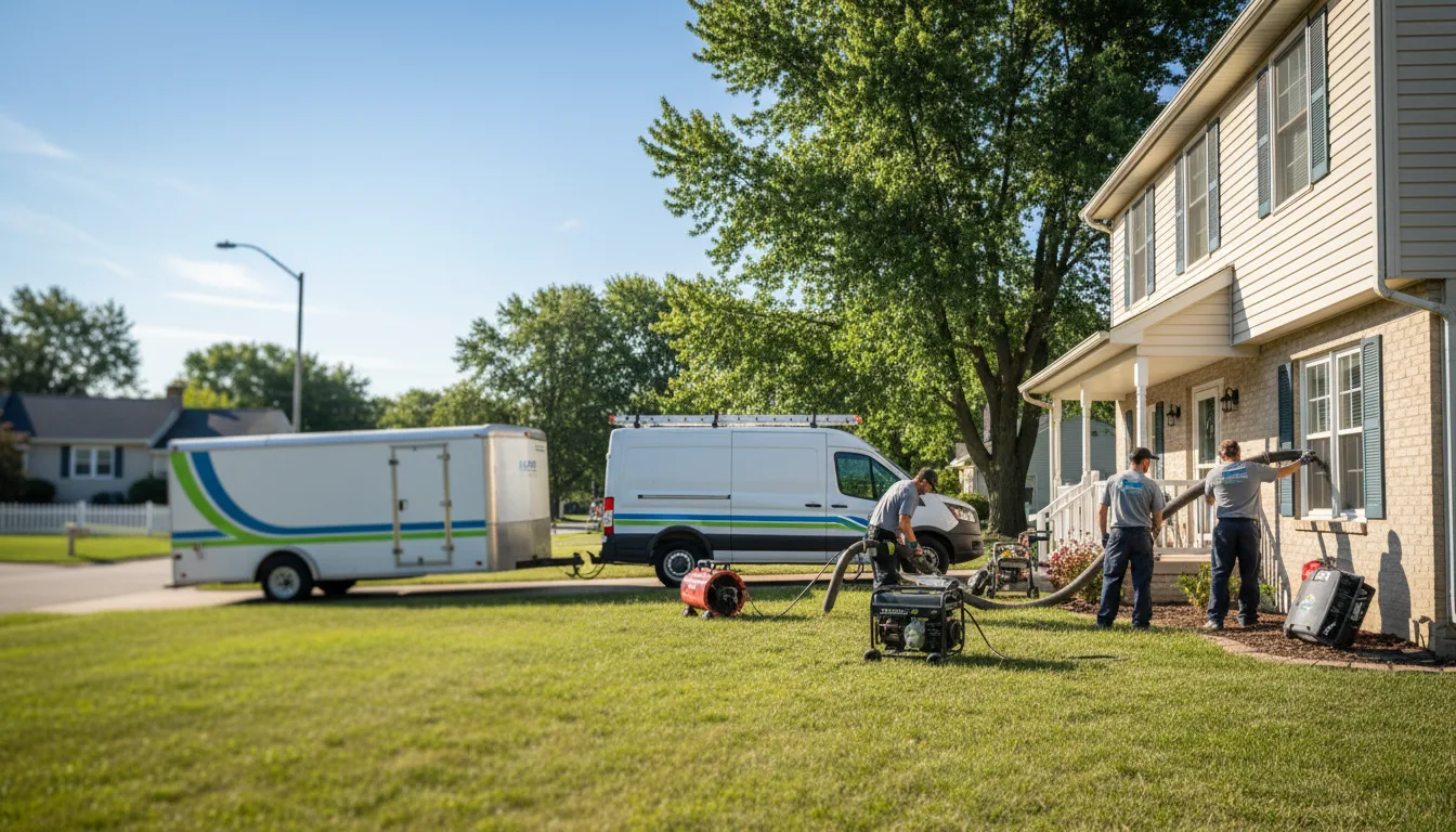Flooded Basement Restoration And Cleanup With Repair in Barrington, IL near me